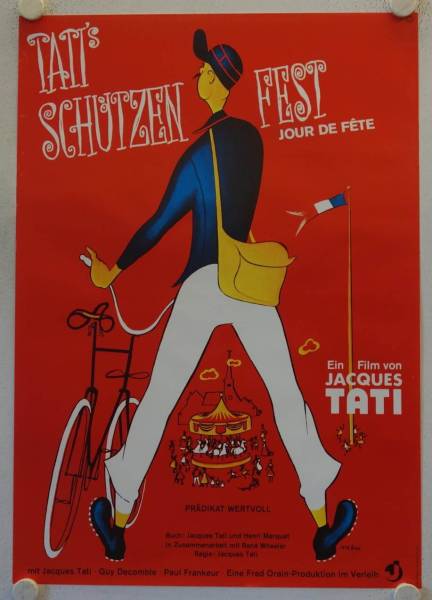 Jour de Fete re-release german movie poster